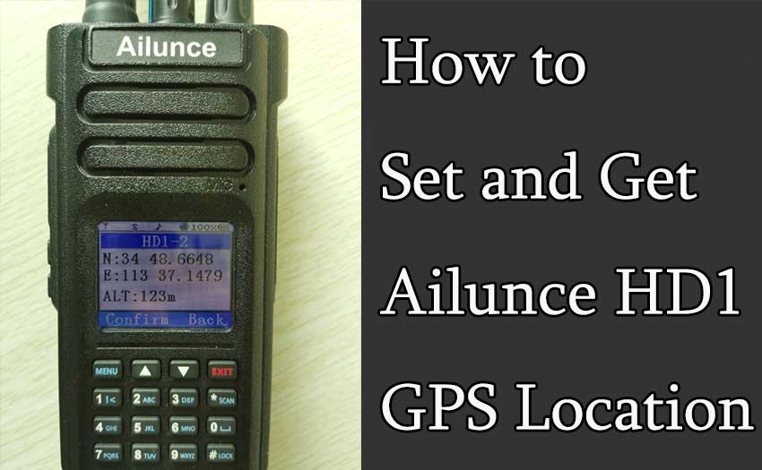 How to set and get your Ailunce HD1 GPS coordinate 